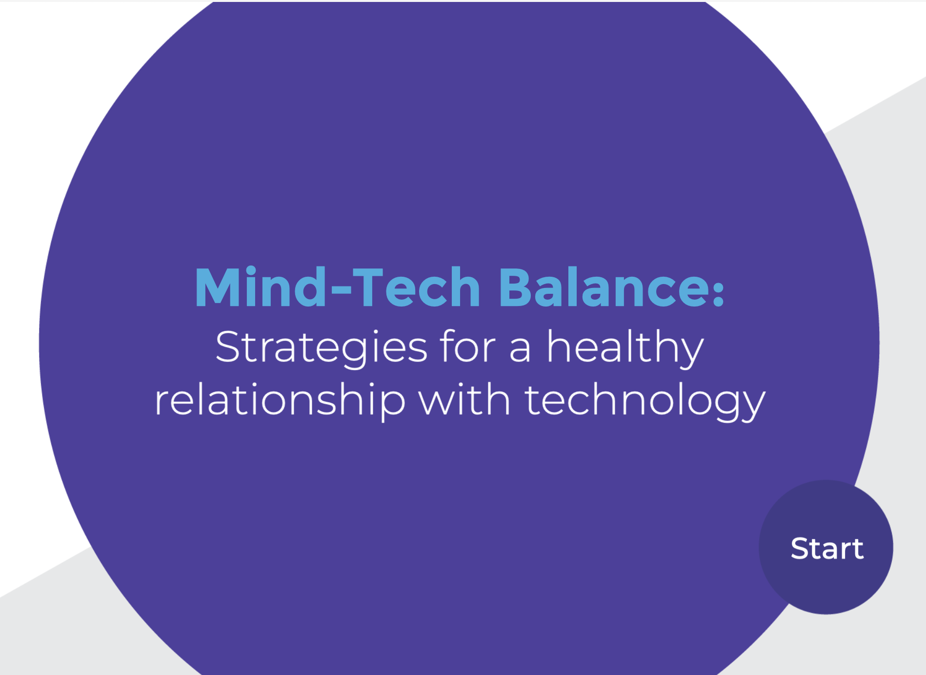 Mind-Tech Balance